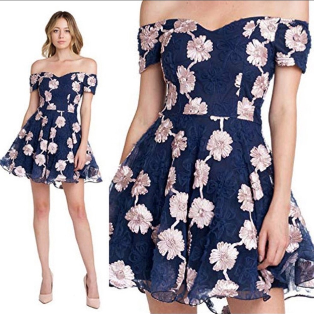 Floral Elegant Mini Dress